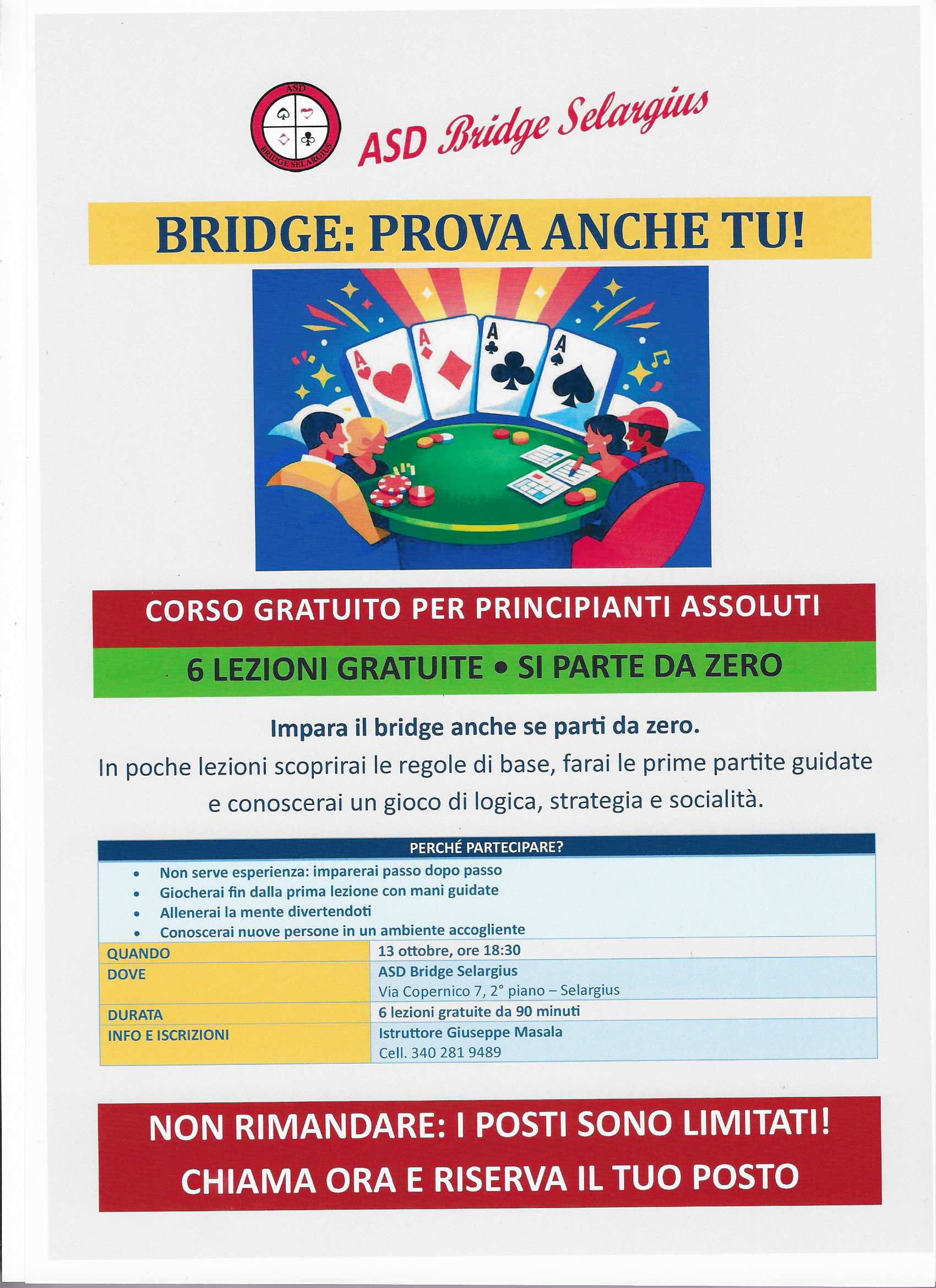 Corso gratuito bridge 2026